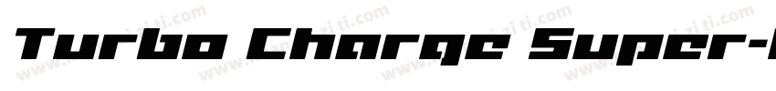 Turbo Charge Super-Italic Italic字体转换